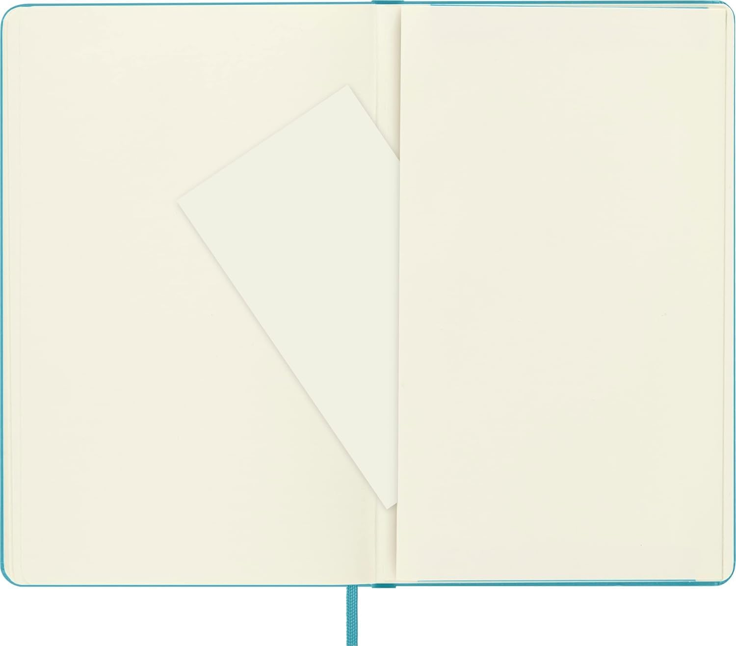 Moleskine Classic Hard Cover Plain Notebook, Reef Blue, Large image number 6