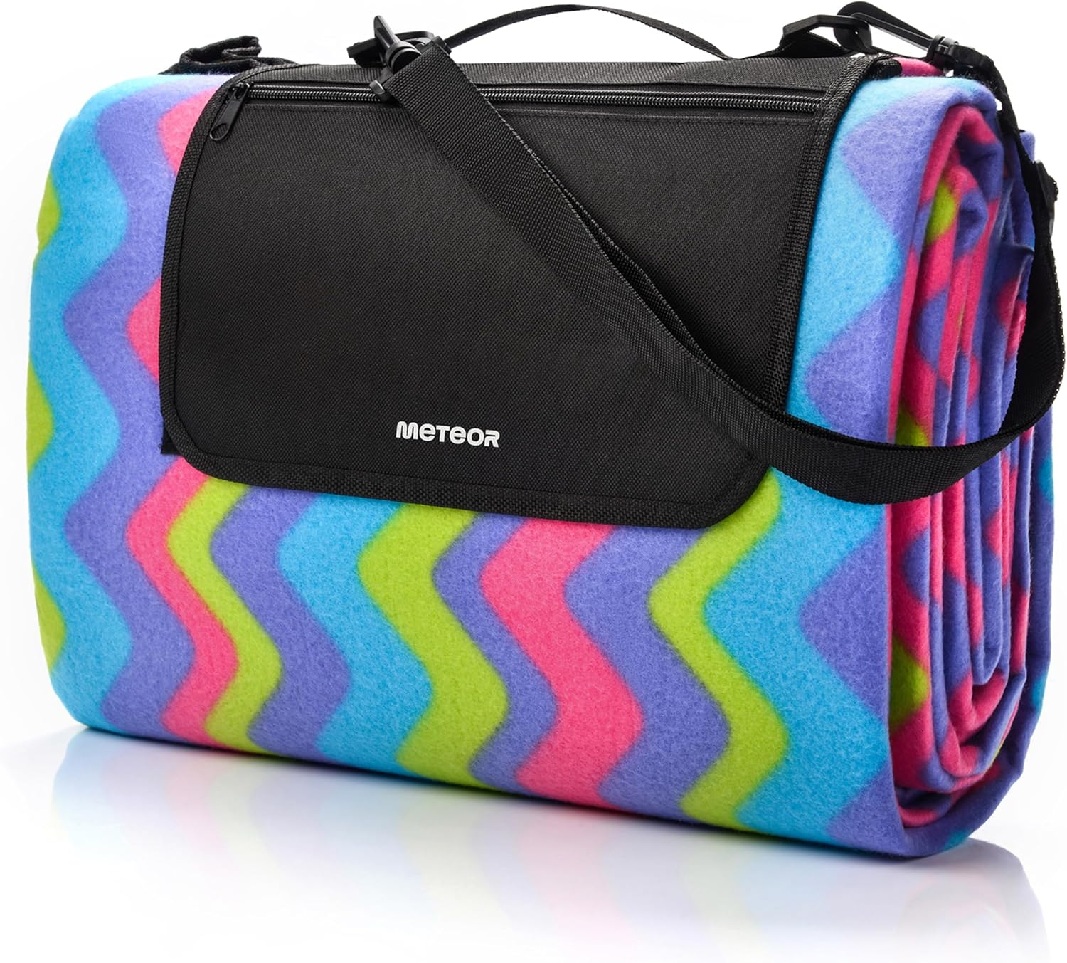 Meteor Camping Blanket & Outdoor Mat - 8 Sizes (Fits 1-12 People) - Waterproof, Soft Fleece, Foldable, Lightweight - Ideal for Camping, Beach, Travel, Park, Festival, Decking, Yard, Picnic & Hiking