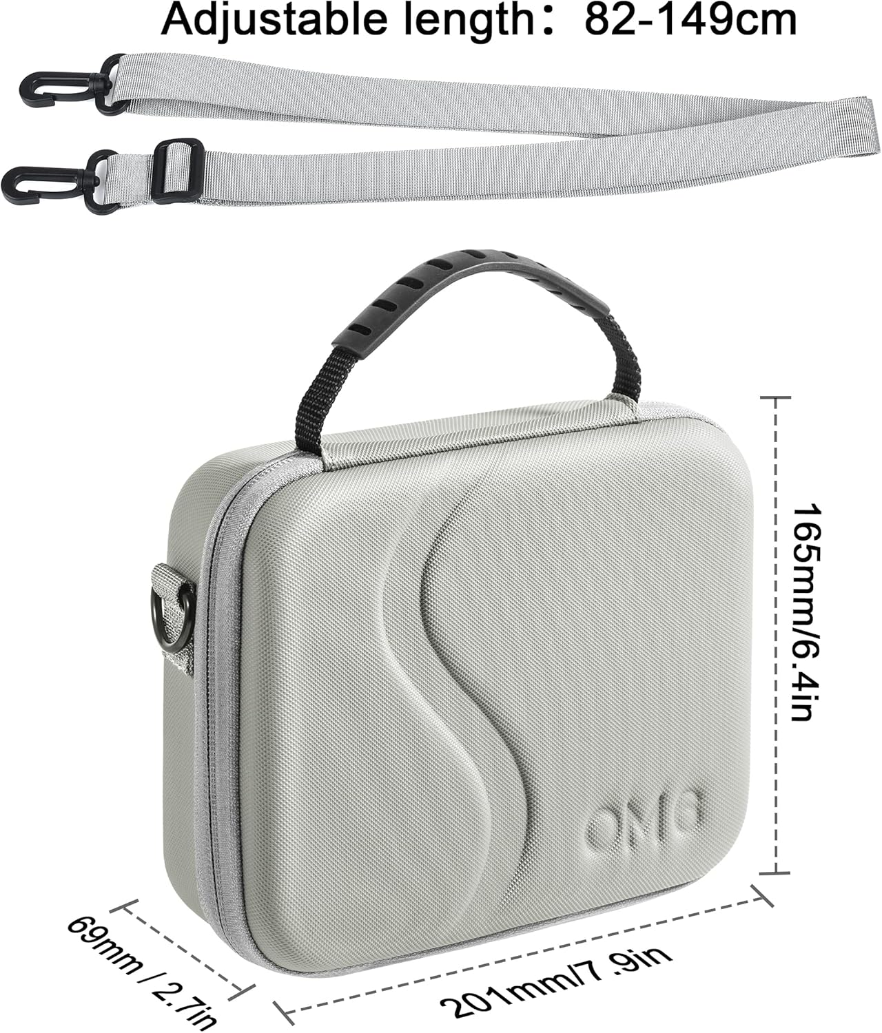 STARTRC Osmo Mobile 6 Case,Waterproof Portable Storge Shoulder Bag Travel Case for DJI Osmo Mobile 6 Gimbal Stabilizer Accessories image number 5