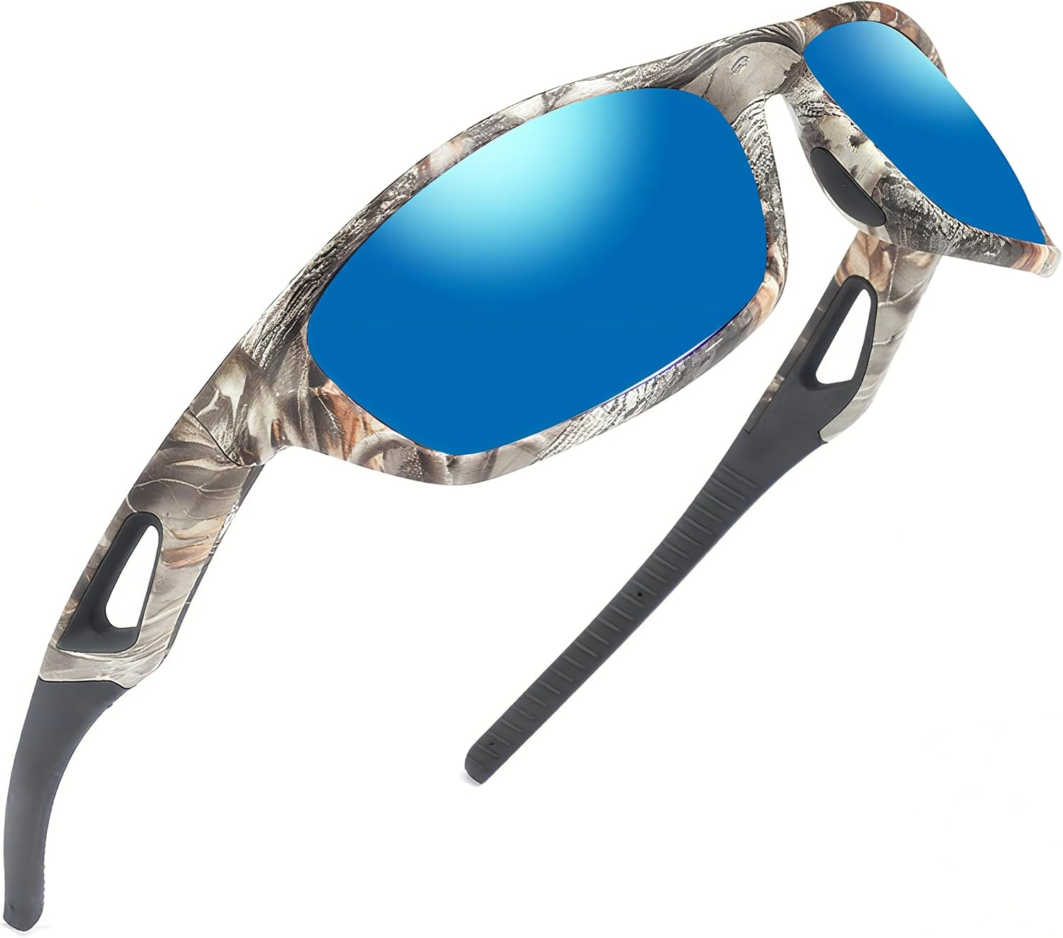 Polarized Sport Sunglasses for Men and Women,Ideal for Driving Fishing Cycling and Running,Uv Protection EMS-TR90 Frame