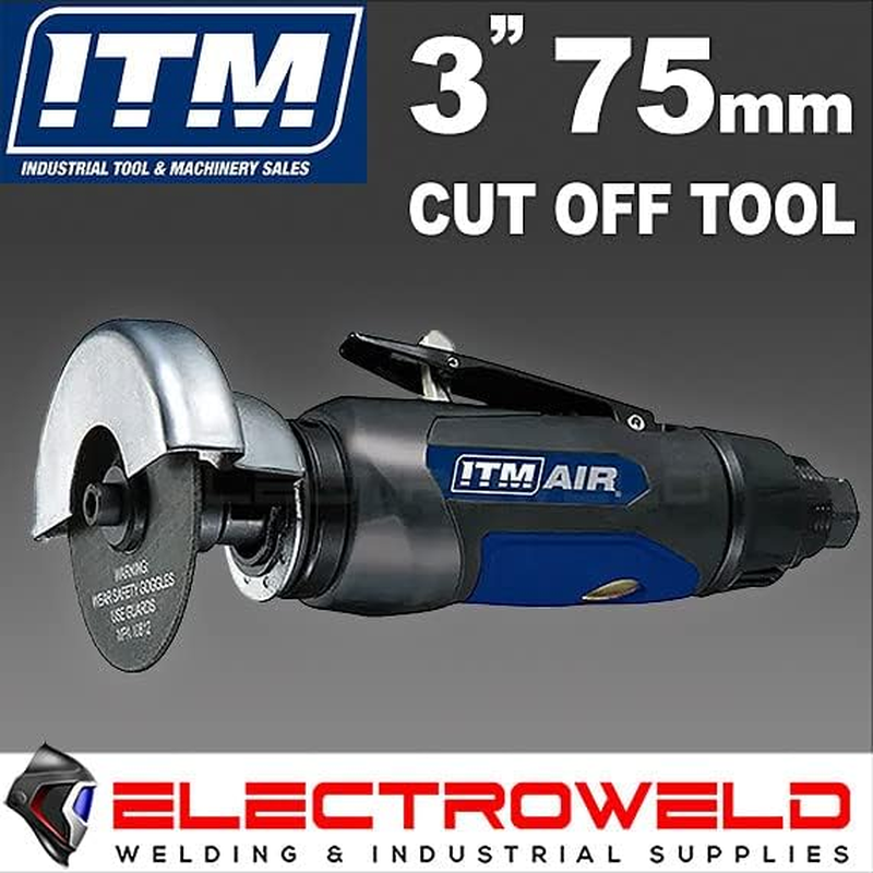 ITM 3" 75Mm Air Angle Die Grinder Cut off Tool Pneumatic + Free Blade, Sander TM340-502 image number 2
