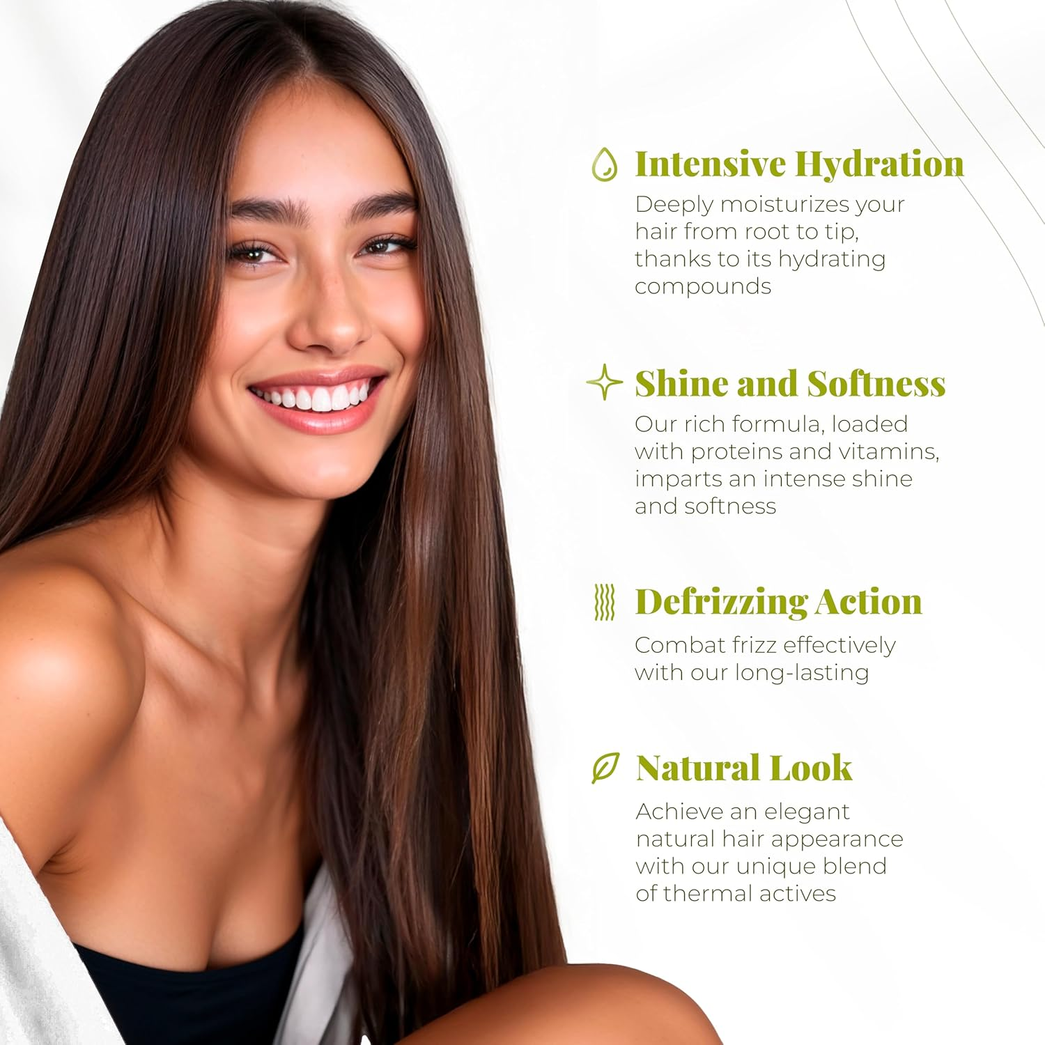 Expert Hair Bio Protein Organic Brazilian Keratin Treatment - Formaldehyde-Free Hair Straightening, Keratina Brasile&ntilde;a, 2X100Ml/6.76Oz image number 4