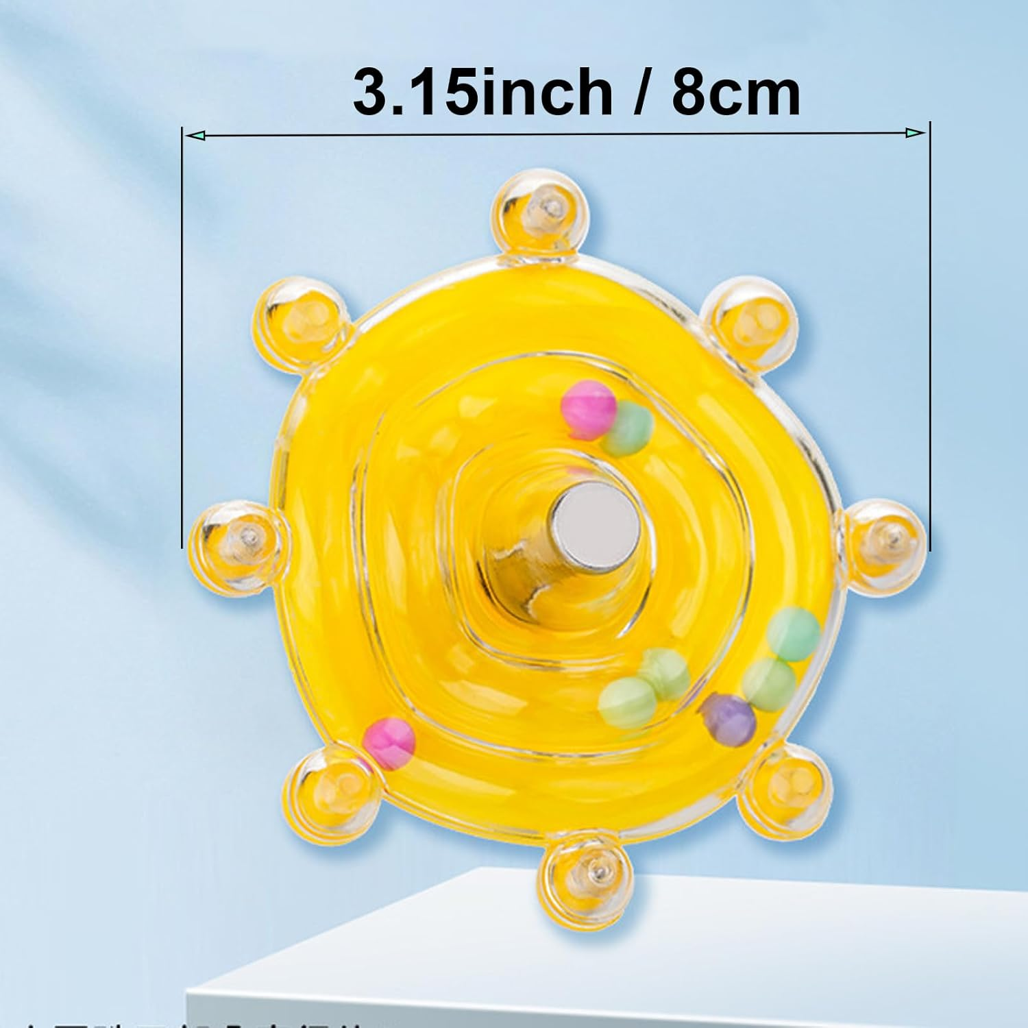 Parrot Spinner Toy, Bird Toys for Parakeets Bird Swivel Wheel Rotating Toys, Bird Spinner Interactive Parrot Toy image number 5