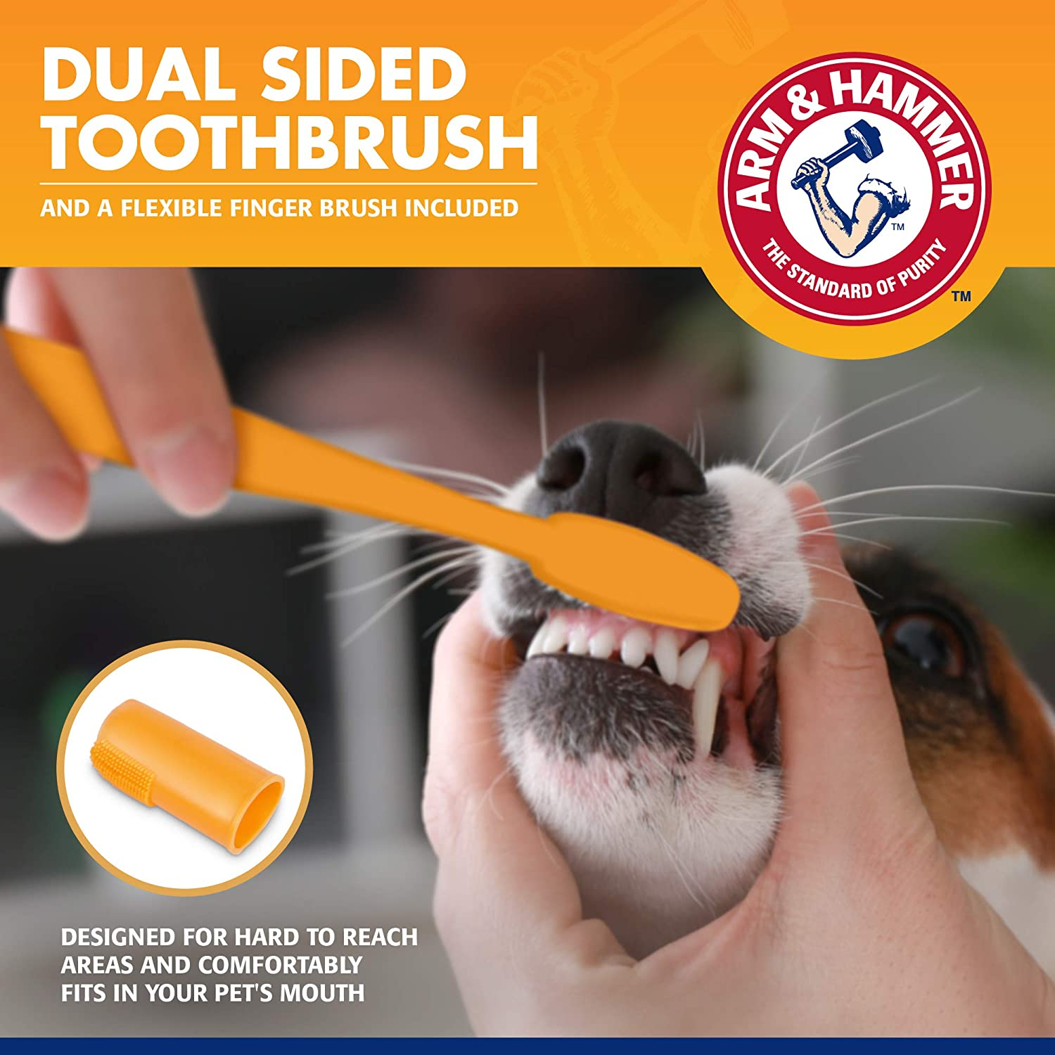 Arm & Hammer Beef Flavor Tartar Control Dental Kit for Dogs image number 4