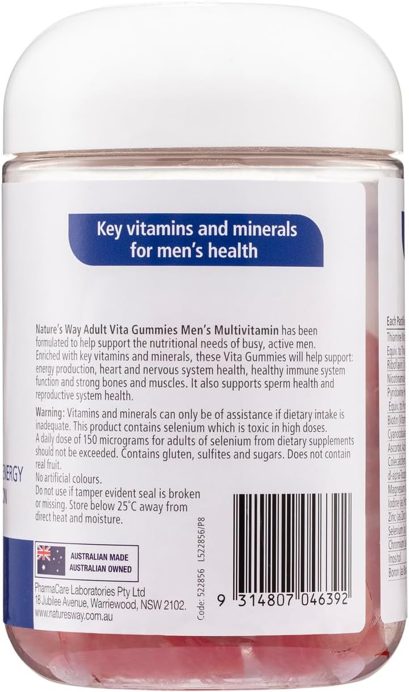 Nature'S Way Men'S Multi-Vitamin Vita 100 Gummies image number 2