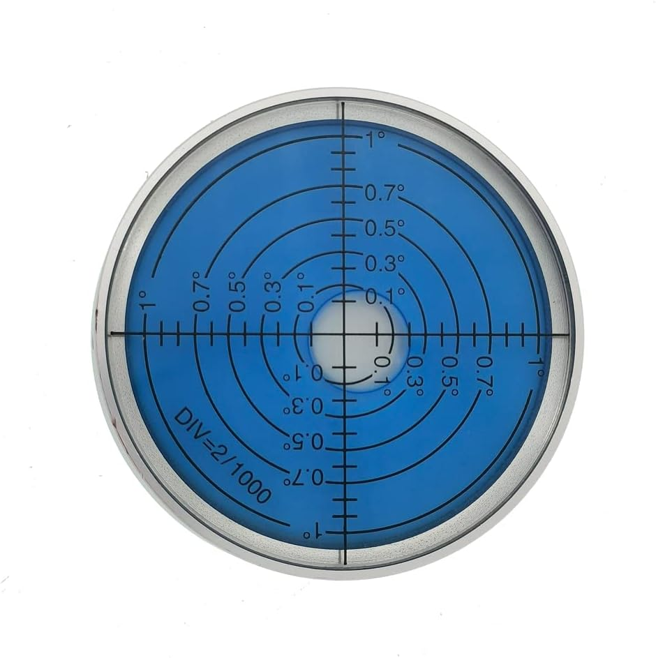 6-Point High-Precision Universal Horizontal Bubble Metal Level Water Level Gauge, Small Household Use 3 Points (6 '/2Mm（Blue Magnetic）) image number 3