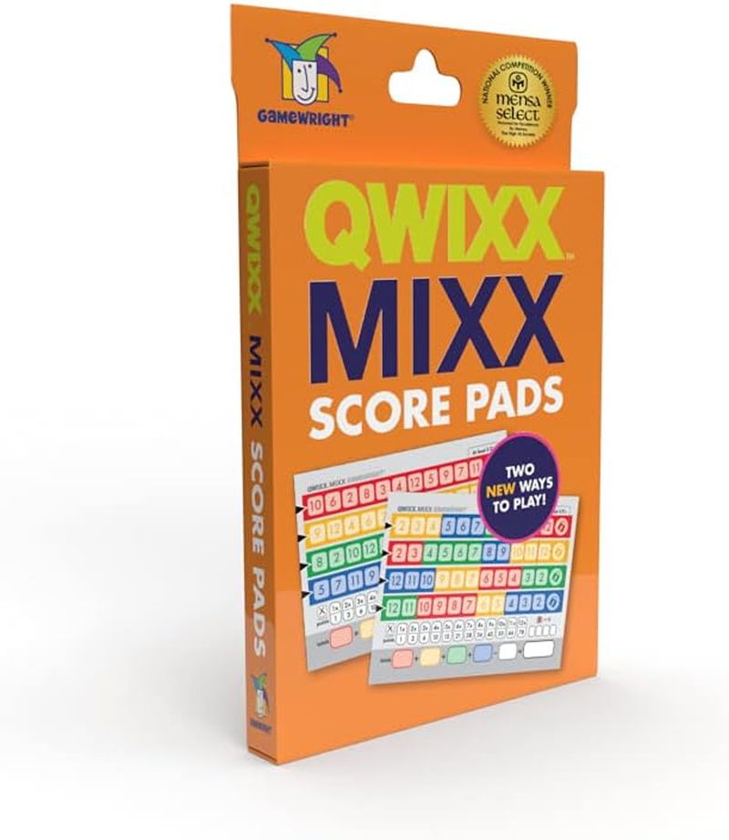 Gamewright - Qwixx Mixx - Enhanced Game Play Add-On Replacement Scorecards image number 1