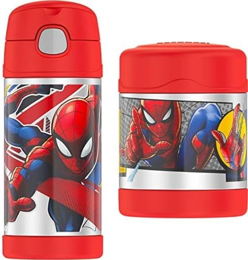 Thermos Funtainer Vacuum Insulated Drink Bottle, Spiderman, F40120SP6AUS image number 4