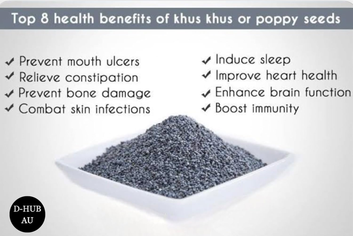 2Kg Poppy Seeds Ideal for Culinary Delights Baking, Cooking, Seasoning & Tea I 100% Natural Hungarian Fresh Crop Dark Blue (Papaver Somniferum from Hungary) image number 1