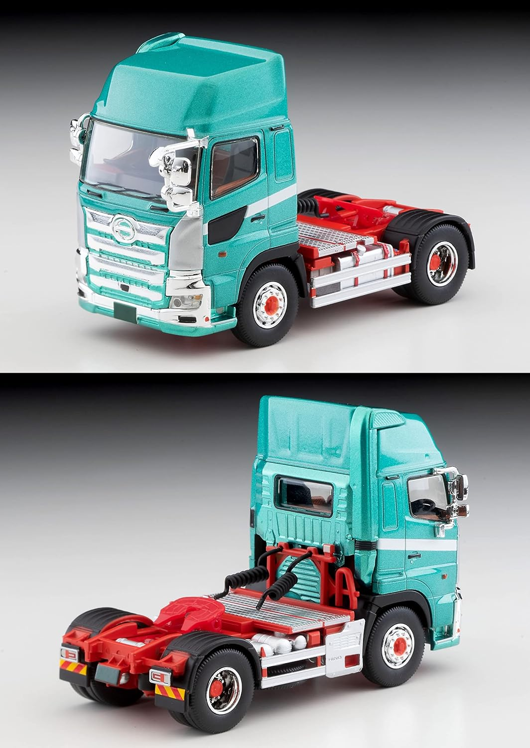 Tomica Limited Vintage Neo 1/64 Lv-N298A Hino Profia Tractor Head Green Finished Product image number 5