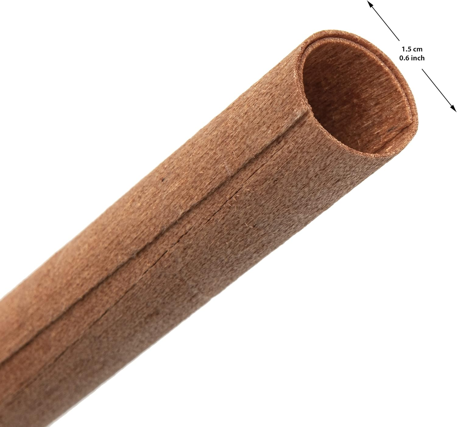 DIY 15 Pack Set of 4.7 Inch Height by 0.6 Inch Diameter Tube Style Wooden Core Wax Wicks Complete with Metal Base Anchor Holders for Handmade Candle Making, (MP-WTW-120-15-15) image number 3