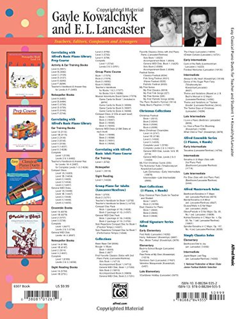 Easy Classical Piano Duets 1 image number 4