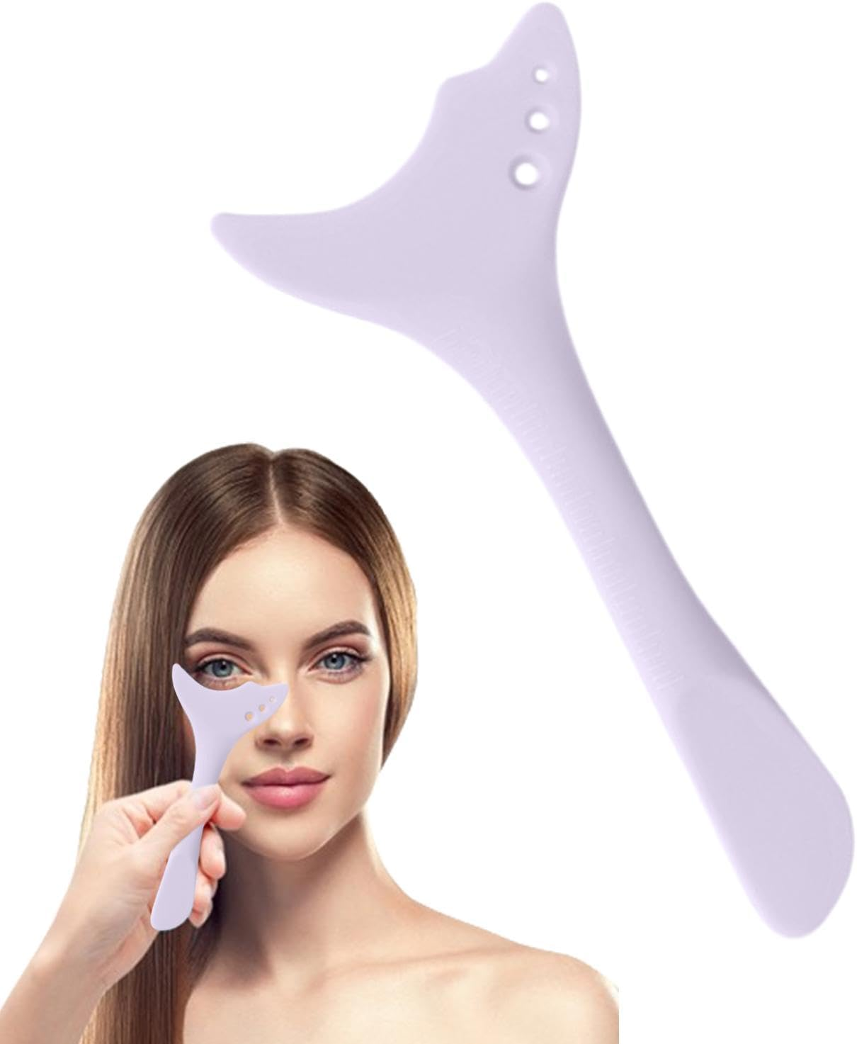 Mascara Shield Applicator Guard,Silicone Mascara Shield Guard - Multifunctional Reusable Eyelash Lipstick Eyeshadow Applicators Aid Tool for Makeup Application