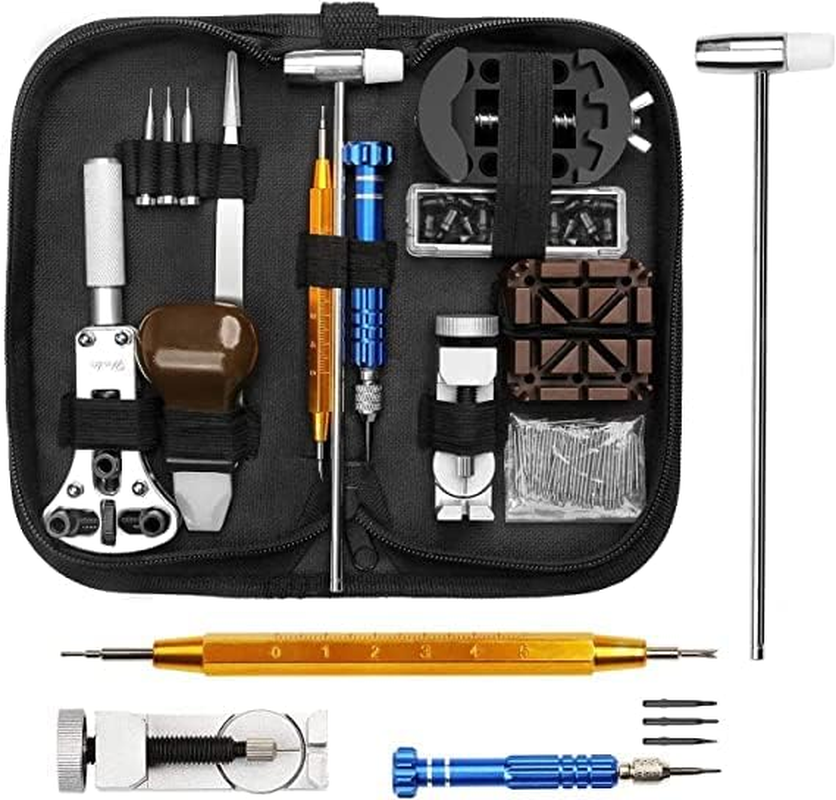 Professional Watch Repair Kit - Spring Bar Tool Set, Back Case Opener, Link Removal Tool image number 4