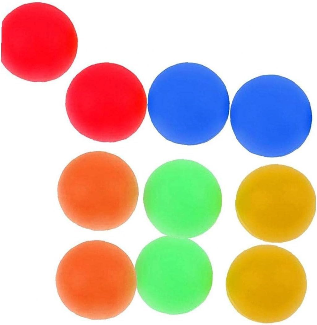 Jowxsx Pack of 10 Beach Balls Replacement Lightweight PVC Beach Paddle Balls Replacement for Outdoor Activities Lawn Backyard Accessories Sandboxes and Beach Toys image number 5
