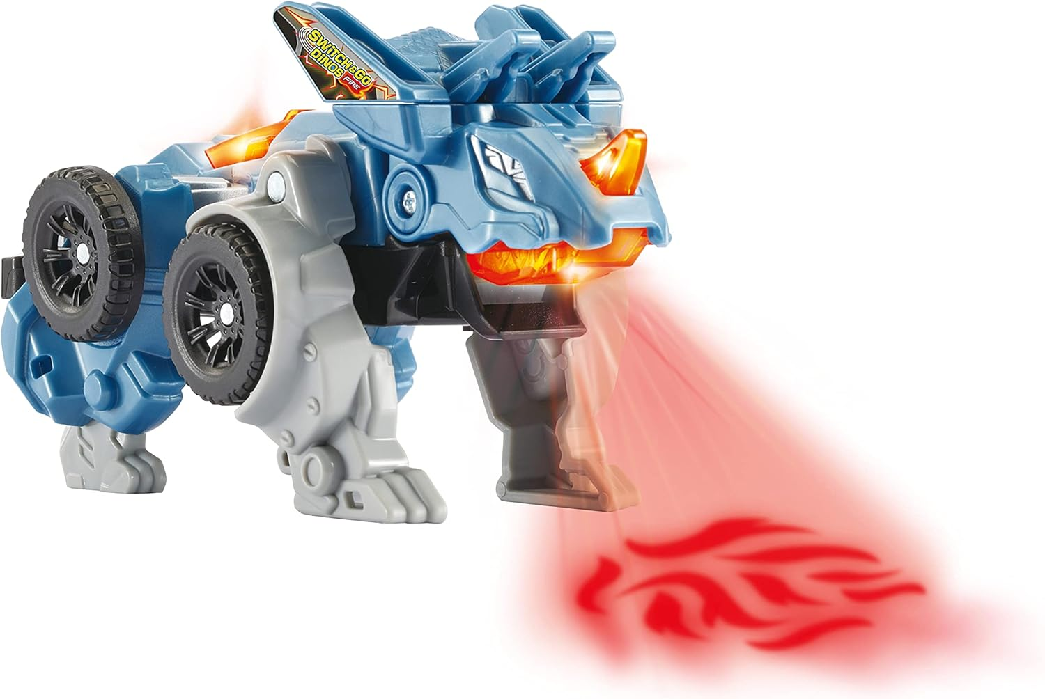 Vtech Switch & Go Dinos - Fire Mini Triceratops image number 5