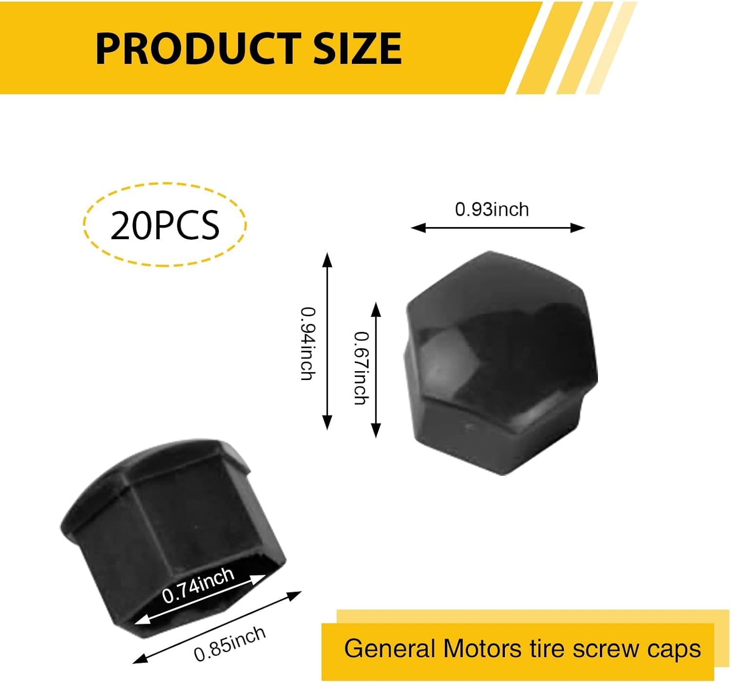 21 PCS Car Hub Protective Cap, 0.75"/19Mm Plastic Nylon Anti-Rust Dustproof Tire Screw Cap with Extraction Clip, Anti-Theft Bolt Lug Nut Cover, Universal Decoration Accessories for Cars (Black) - Red image number 6