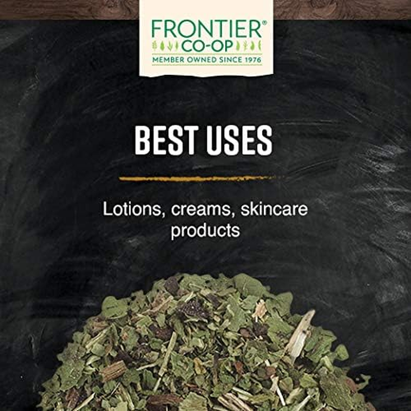Frontier Co-Op Comfrey Leaf, Cut & Sifted, Certified Organic | 1.27 Oz (36G) Resealable Bag | Symphytum Officinale L. image number 1