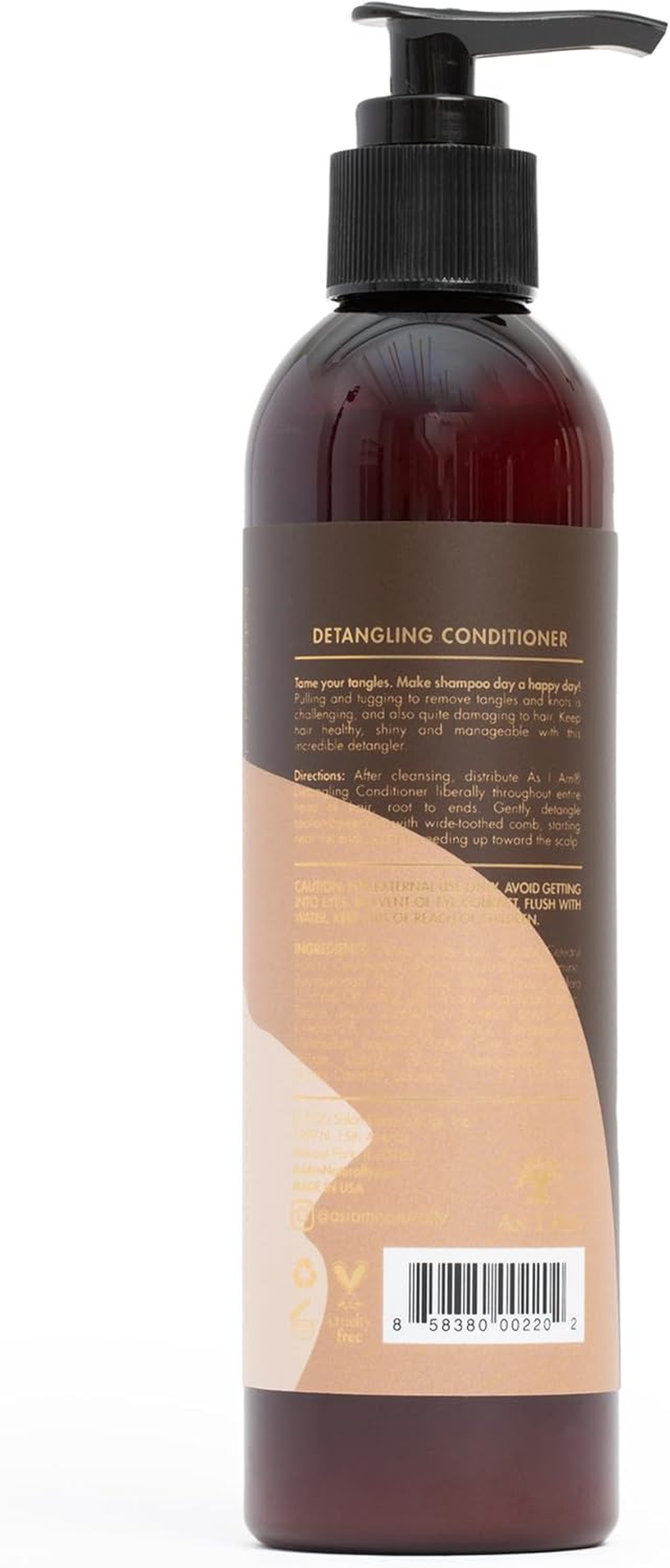 As I Am Detangling Conditioner Leave-In Tangle Releaser, 8 Ounce image number 5