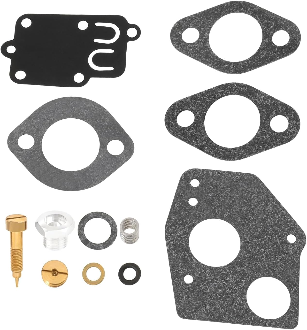 OTOTEC 1Set Carburetor Rebuild Kit Replacement Part 94624 495606 796184 Compatible with Briggs and Stratton Compatible with Craftsman 3HP to 5HP Engines Small Engine Carburetor Kit image number 6