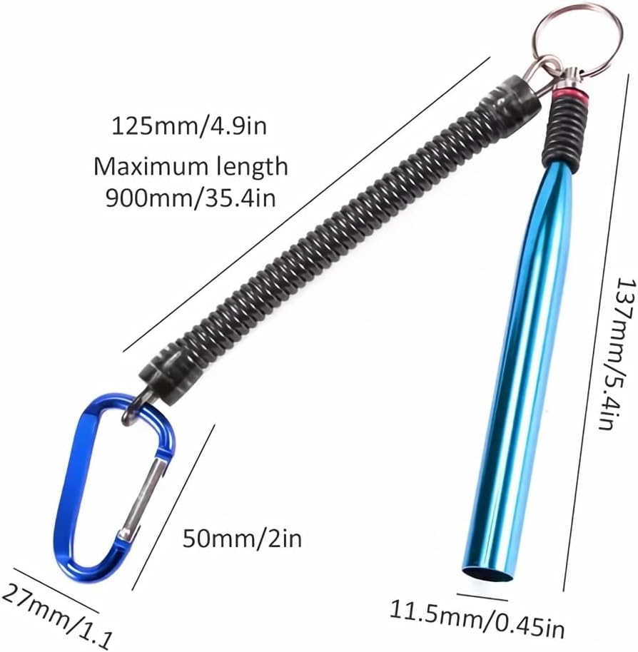 Wacky Rig Tool with 100 Fishing O-Rings,Wacky O-Rings Rigging Plastic Senko Style Worms, for Soft Baits Lures Fishing Accessories image number 2