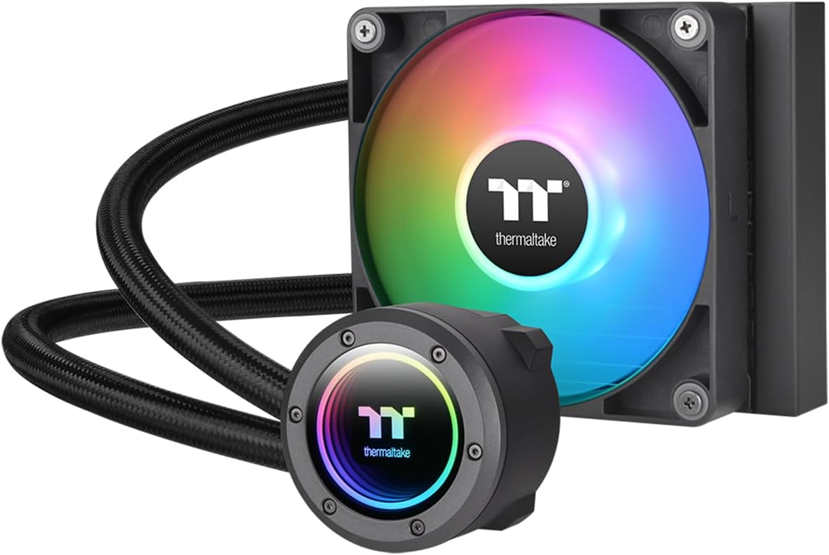 Thermaltake TH280 V2 ARGB Sync Edition AIO Liquid CPU Cooler Snow Edition, CL-W377-PL14SW-A