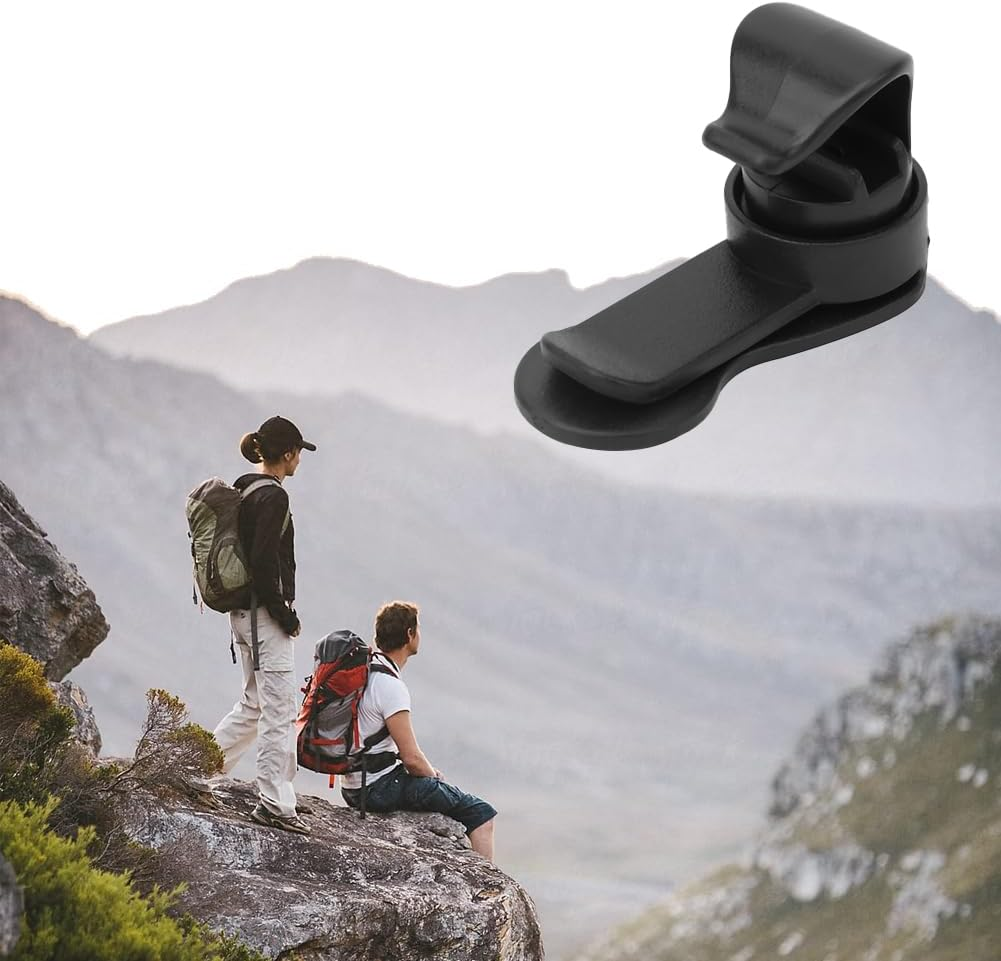 Bladder Clip, Magnetic Water Tube Clip Hydration Hose Magnet Backpack Molle Clips Drinking Straw Webbing Secure Management for Cycling Bag Tactical Packs Outdoor Activities
