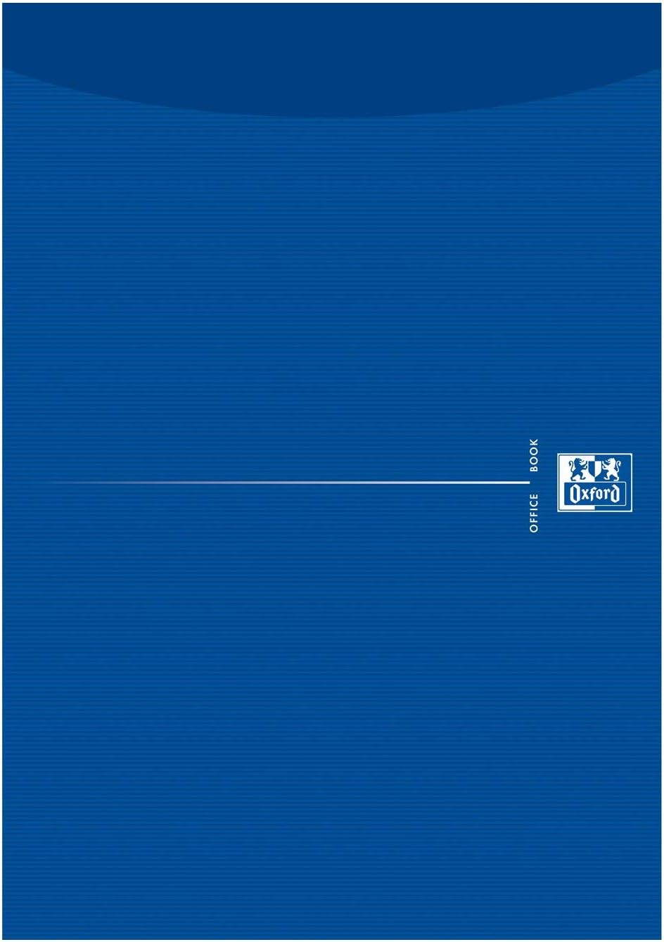 Oxford A4 Blank Letter Pad, 20 Ruling, 50 Sheets, Blue, Pack of 10 image number 1