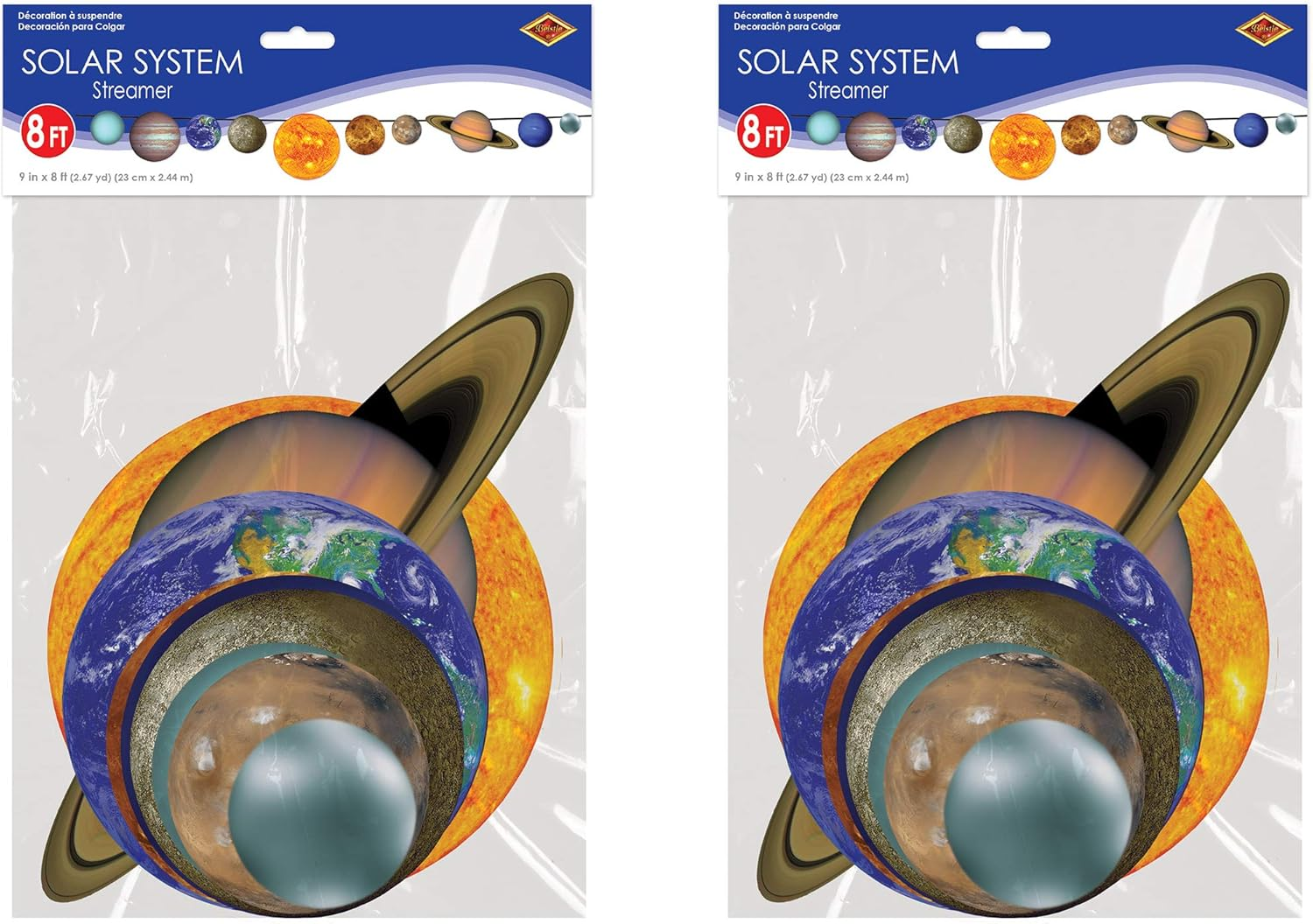 Solar System Streamer Pack of 2 image number 1