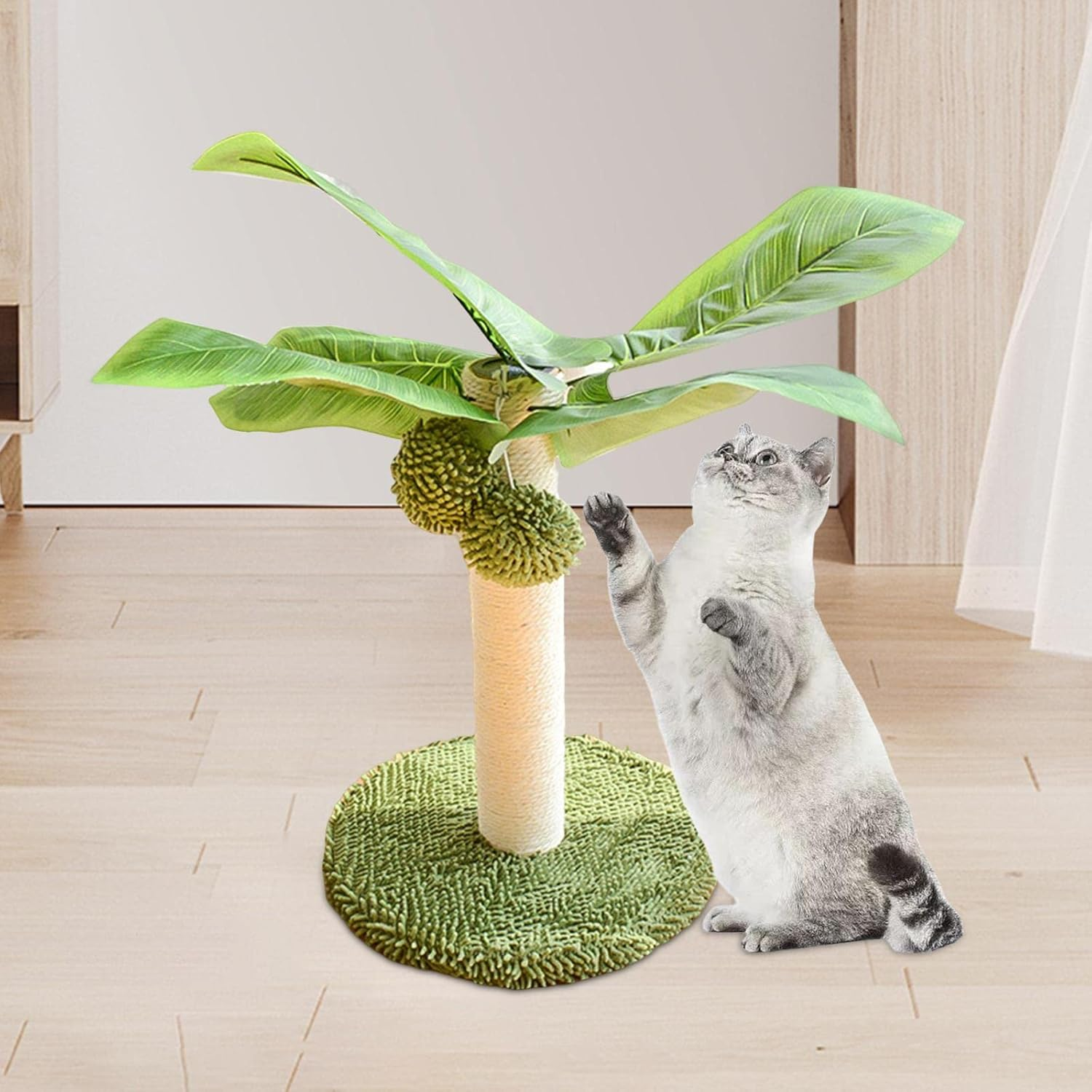 Cat Scratching Tool for Large Cats, Kitten Scratch Pole, with Carpet 18 Inch Tall, with Ball Cats Kittens Scratcher for Large Cats Climbing image number 5