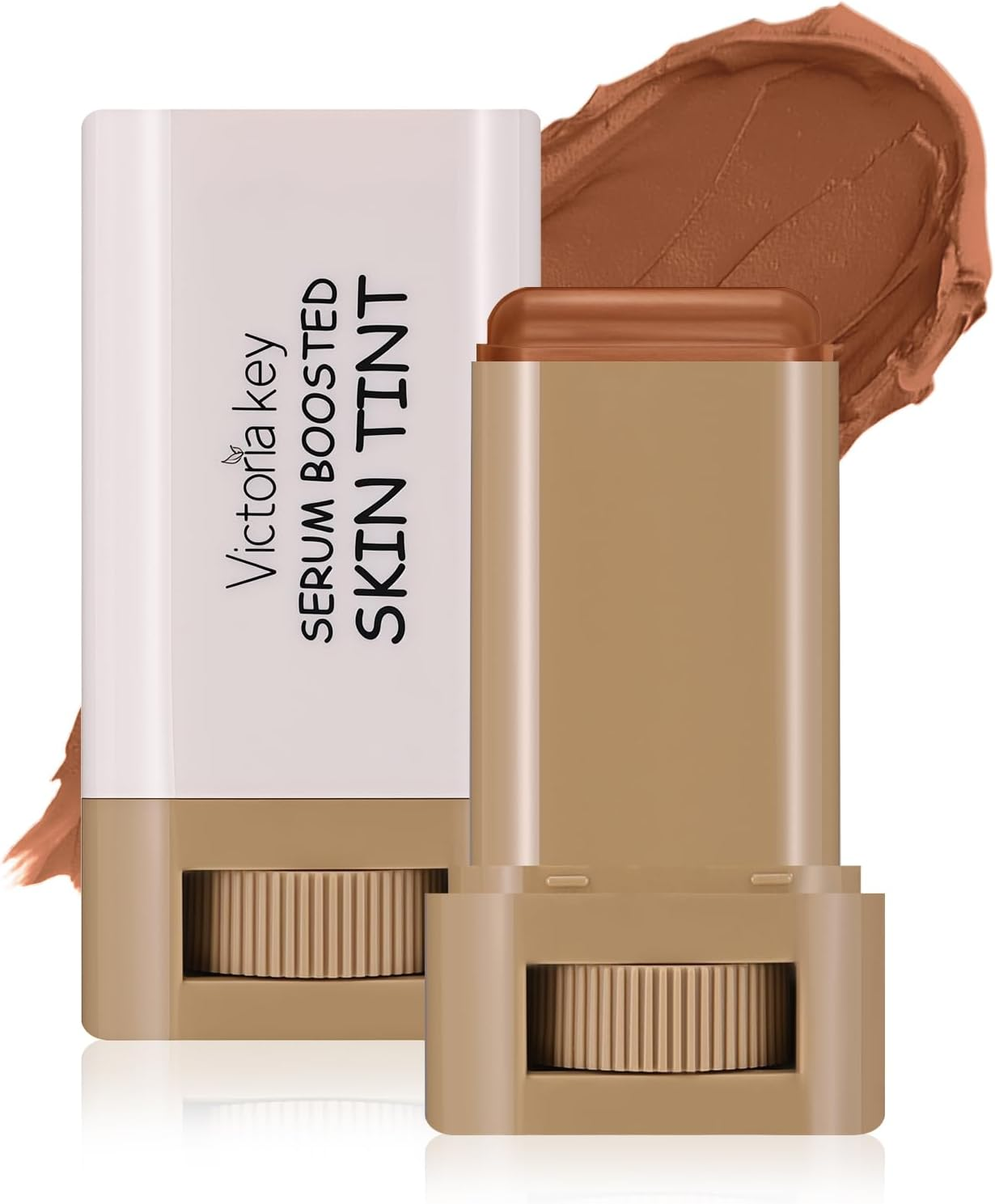 YBUETE Beauty Balm Serum Boosted Skin Tint,Foundation Stick Beauty Balm Serum Boosted Skin Tint Solid，Radiant and Dewy Finish,Solid Face Tinted Foundation for Women Natural Finish Makeup #6