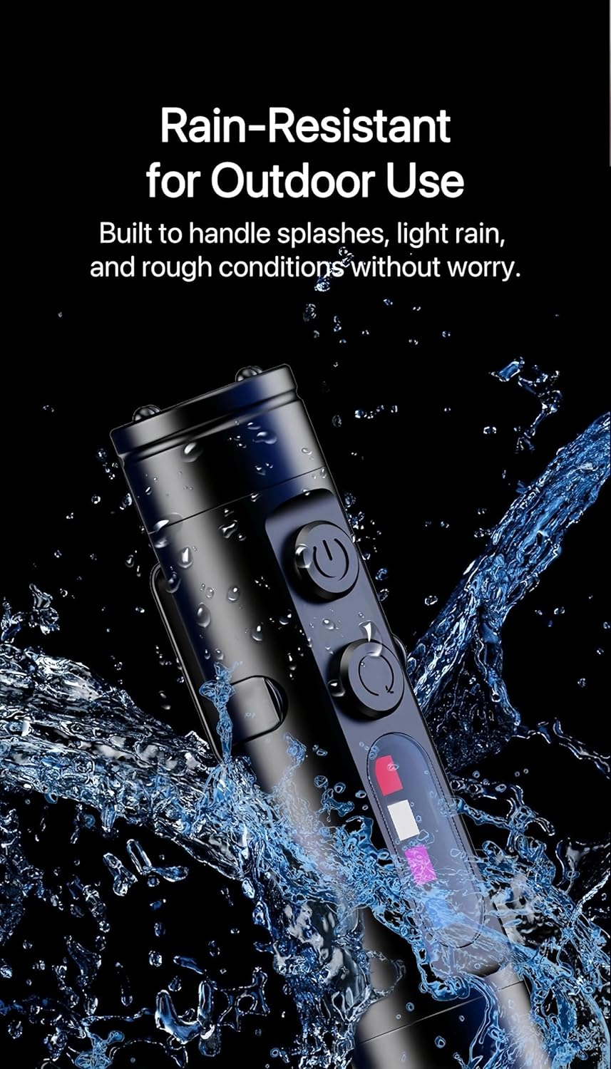 Taclites Mini-The Ultimate Everyday Micro Tool, Rechargeable LED Magnetic Super Bright Tactical Flashlight, Flashlight High Lumens, Portable Keychain Flashlight, with Hat Clip, 3 Brightness (A) image number 1