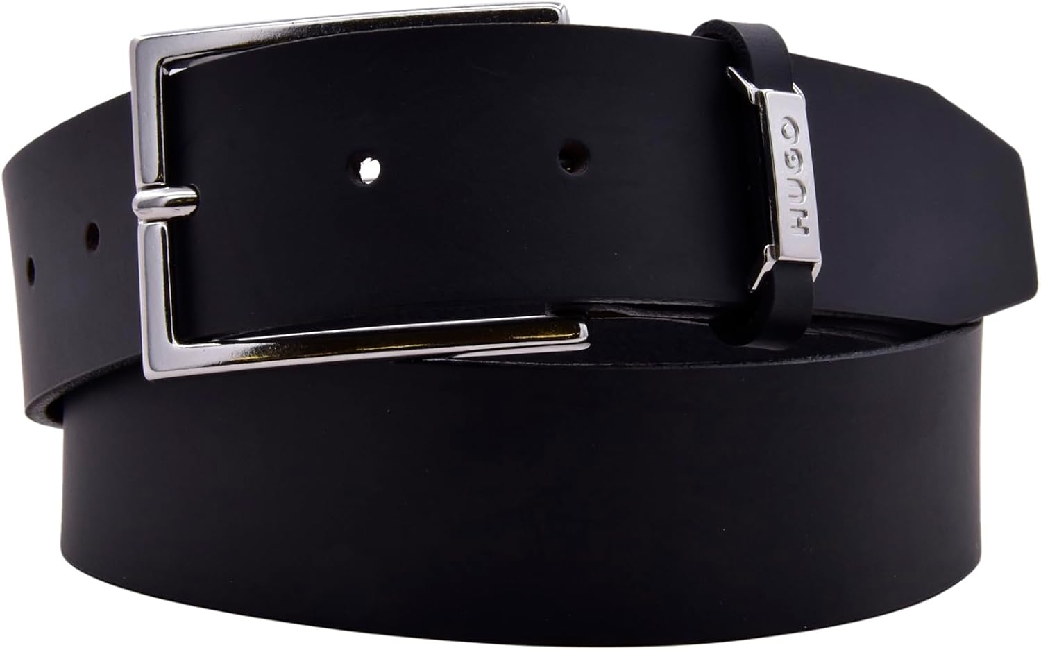 HUGO Men'S Gabriel Smooth Leather Dress Belt image number 2