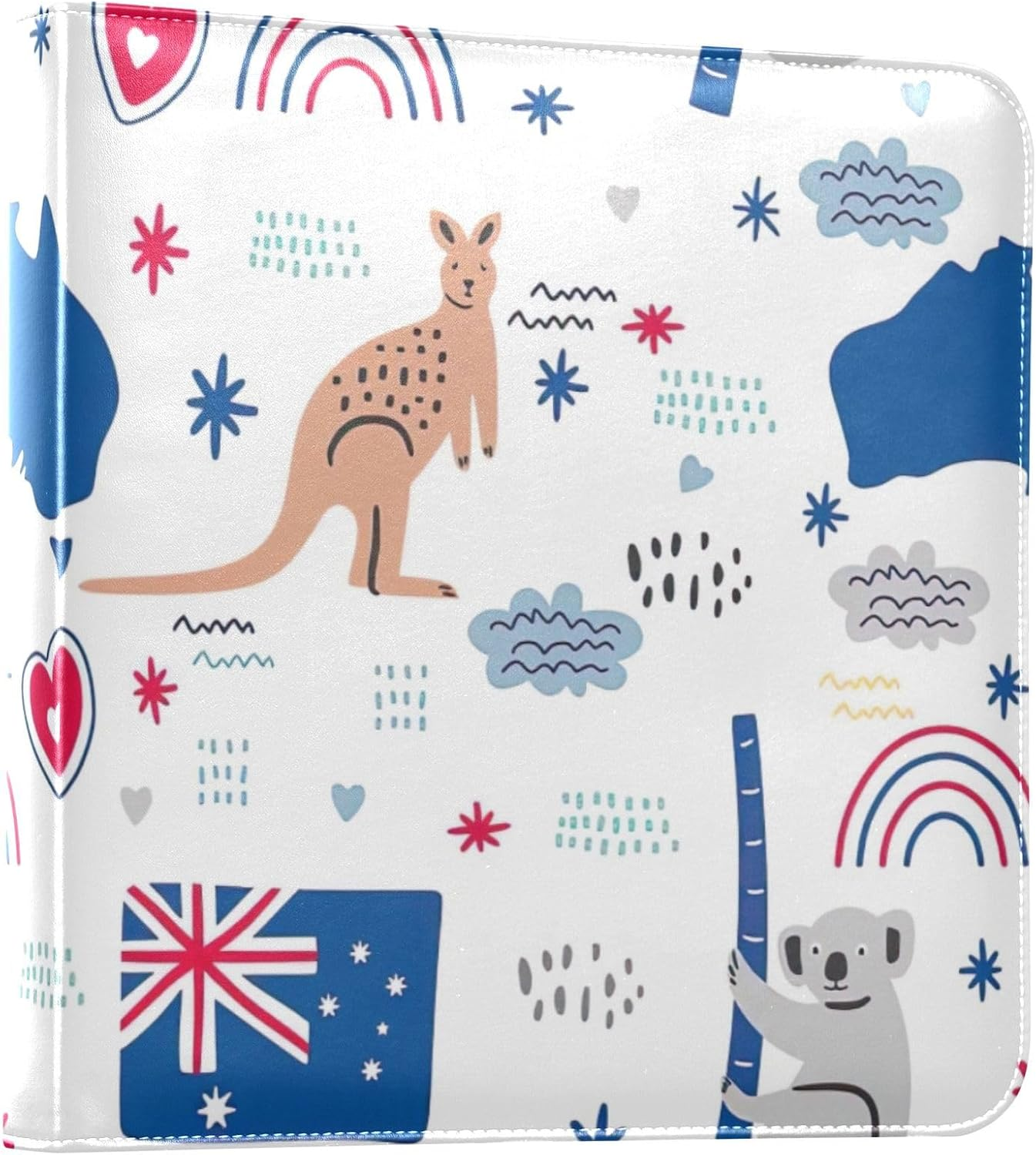 GAIGEO Australia Kangaroo Album Photo, DIY Photo Book Album, Leather, One Size, 20 Pages