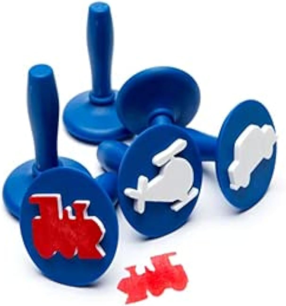 Educational Colours Transport Paint Stampers 6-Pieces Set