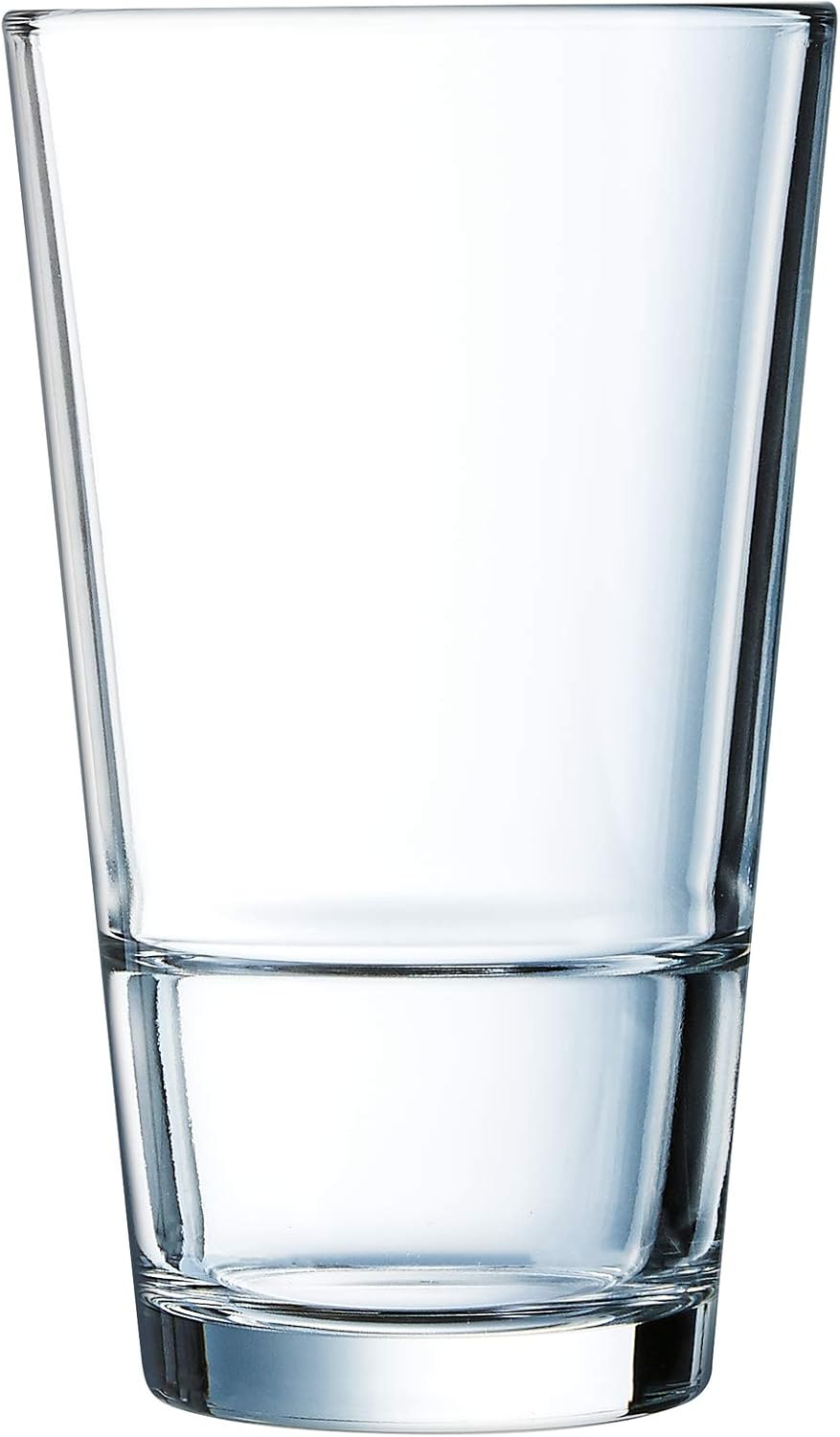 Arcoroc ARC H5641 Stack up Long Drink Glass, 470 Ml, Glass, Transparent, Pack of 6 image number 6