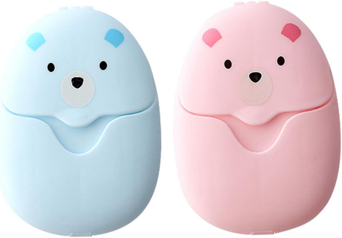 BRIGHTFUFU Travel Container Toiletry Mini Travel Soap for Hand Washing Natural Biodegradable Soap Flakes