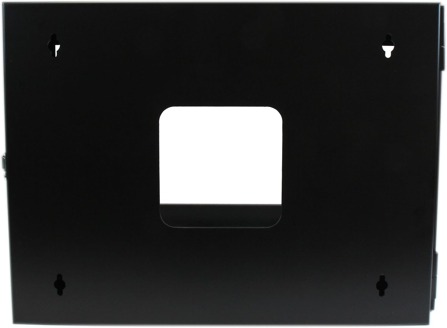Startech.Com 6U 22-Inch Hinged Open Frame Rack Cabinet Wallmount Server Rack Components RK619WALLOH, Black