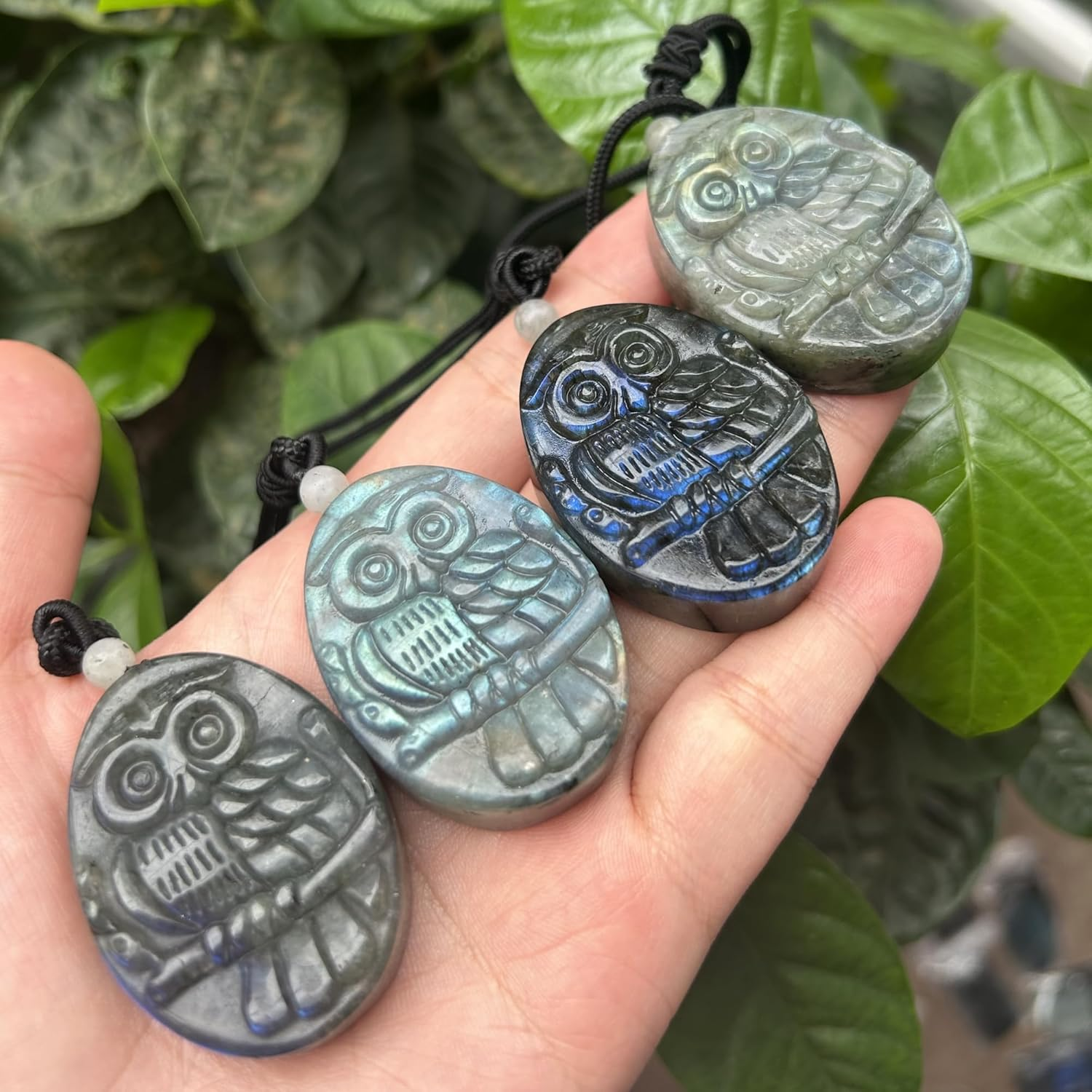 Natural Boutique Labradorite Crystals and Healing Stones,Haped Diy-Jewelry Pendant