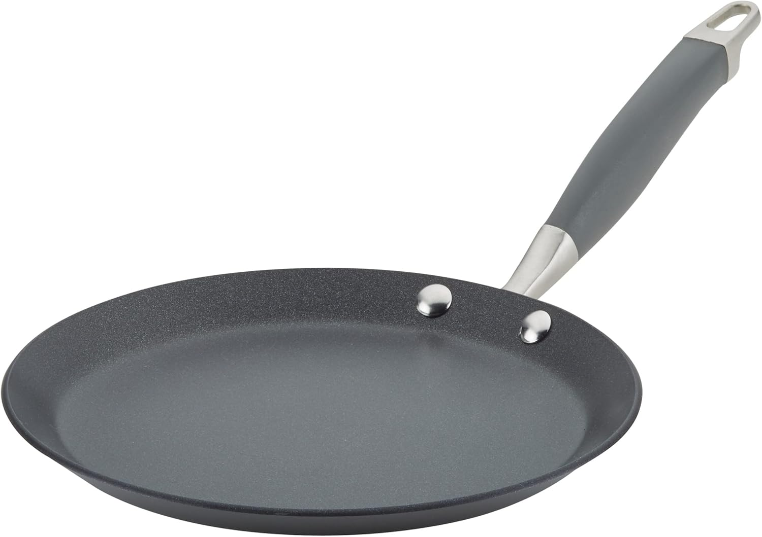 Anolon Advanced Home Non-Stick Cr&ecirc;pe Pan 24Cm &ndash; Hard-Anodised Aluminium, Pfoa-Free, Oven Safe to 200&deg;C, Suregrip&trade; Handle, Easy Clean, Metal Utensil Safe &ndash; Bronze Finish