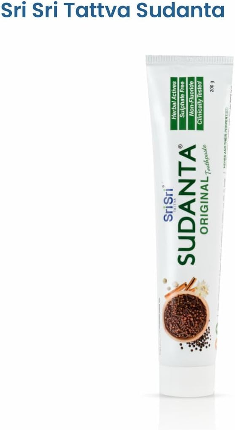 Sri Sri Tattva (Herbal) Sudanta Toothpaste-200 Gram Pack image number 5