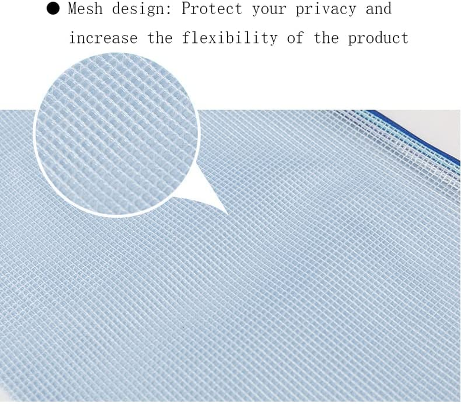 20Pcs A5 Waterproof Bag Document Bag,Clear Zipper Bags Ues for Home,Office, Business Travel image number 6