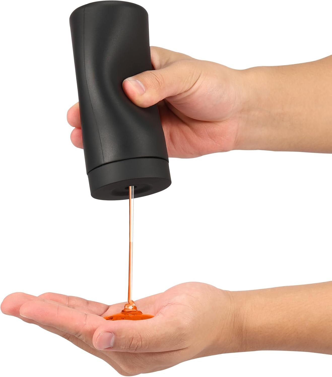 Silicone Dish Soap Dispensers, Refillable Dish Soap Squeeze Bottle, 240Ml Dishwashing Liquid Dispenser, Portable Hand Soaps Bottle for Kitchen Sink (White)