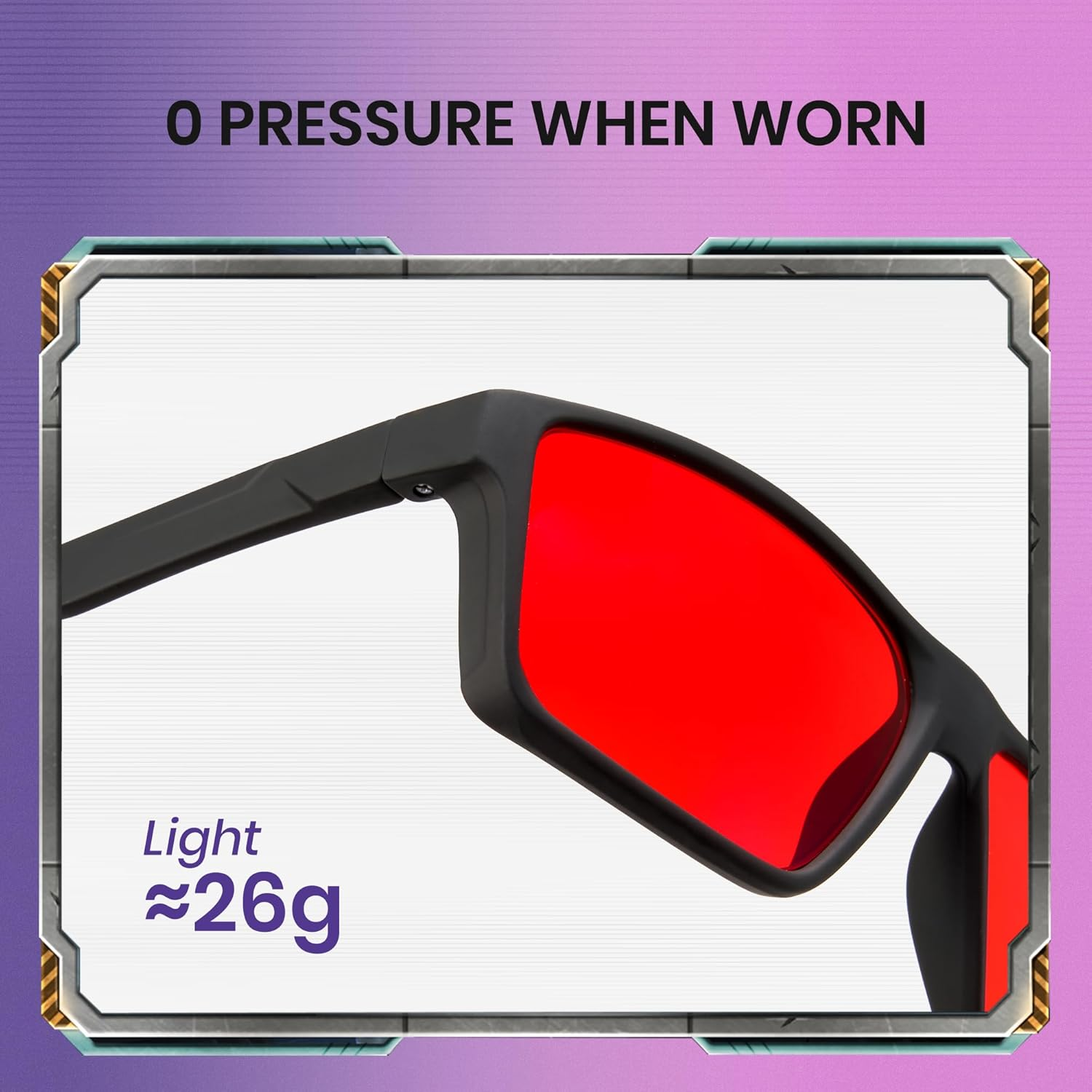 Cyxus Blue Light Blocking Glasses anti Eye Strain Gaming Computer Gaming Eyewear image number 5