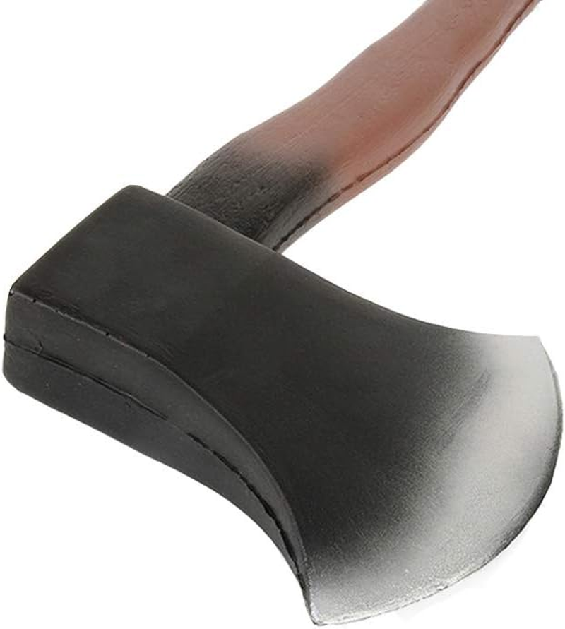 Foam Axe Toy, LARP Halloween Costume Lumberjack Party Trick Props Hatchet Weapon Toy image number 3