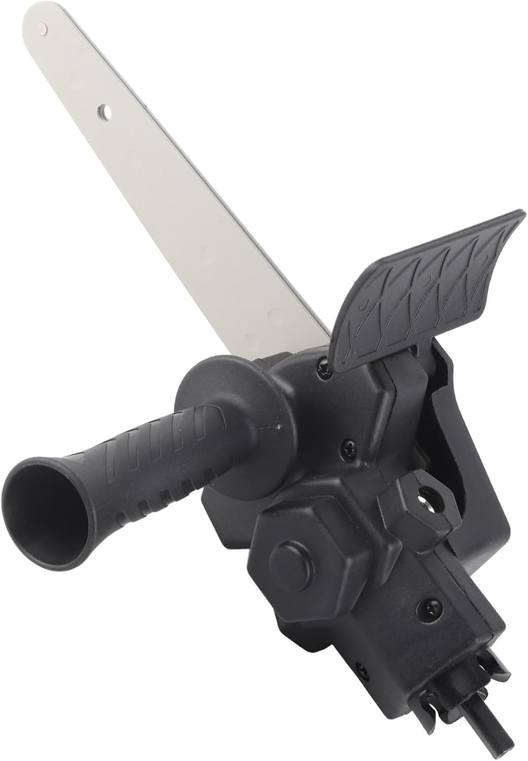 6Inch Electric Chainsaw Modification Tool, Electric Drill Adapter, Portable Chainsaw Attachment Kit with Wrench and Chain, Electric Drill to Chainsaw Adapter Converting Head