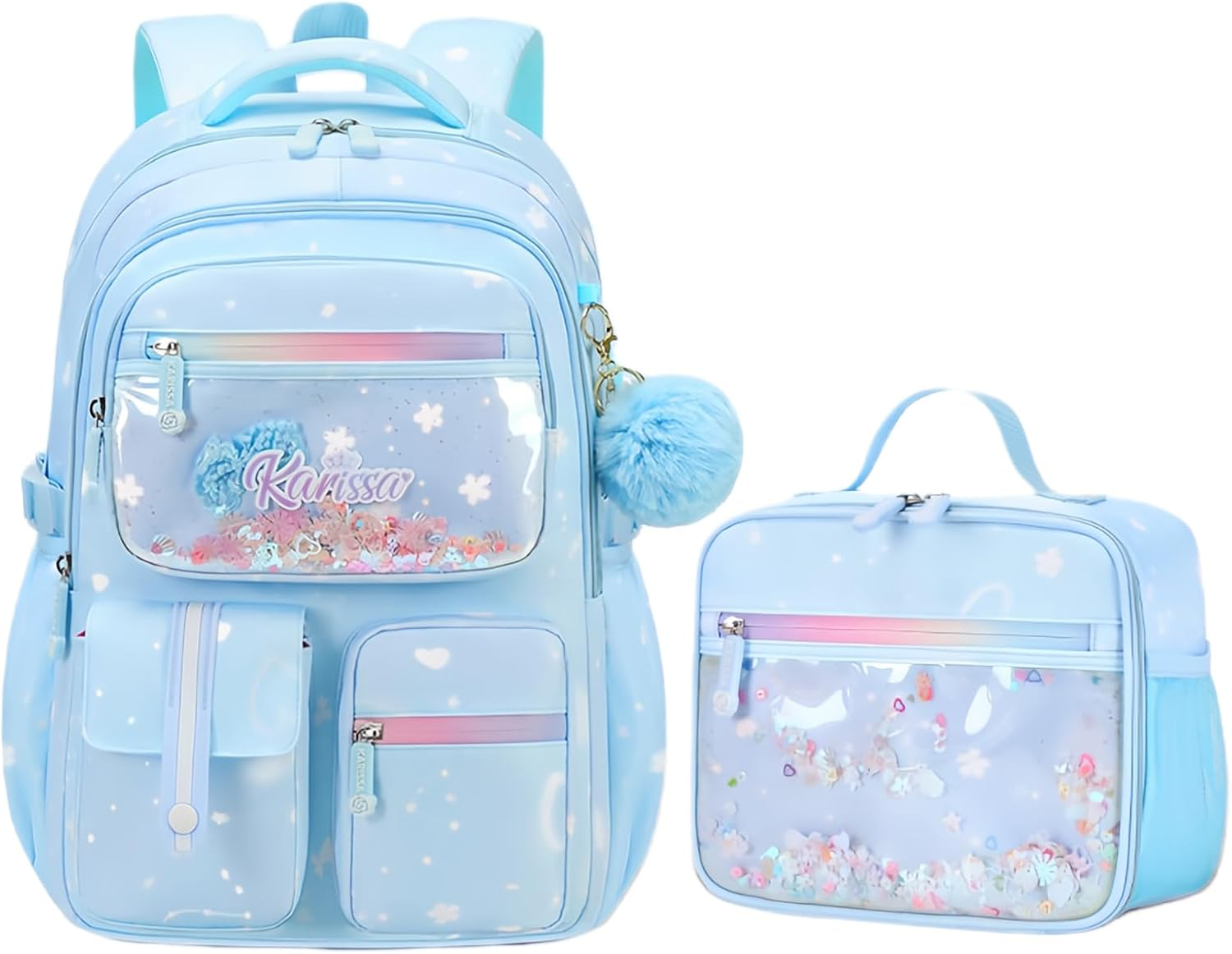 ETAISHOW Kids Backpack for Girls Bookbag for Elementary School Pre Girls School Bag Water Resistant image number 6