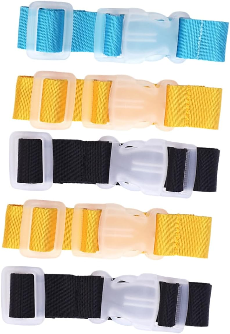HORIALENCE 5Pcs Luggage Buckle Straps Luggage Hanging Buckles for Suitcase Travel Belts Suitcase Straps for Secure Baggage image number 4