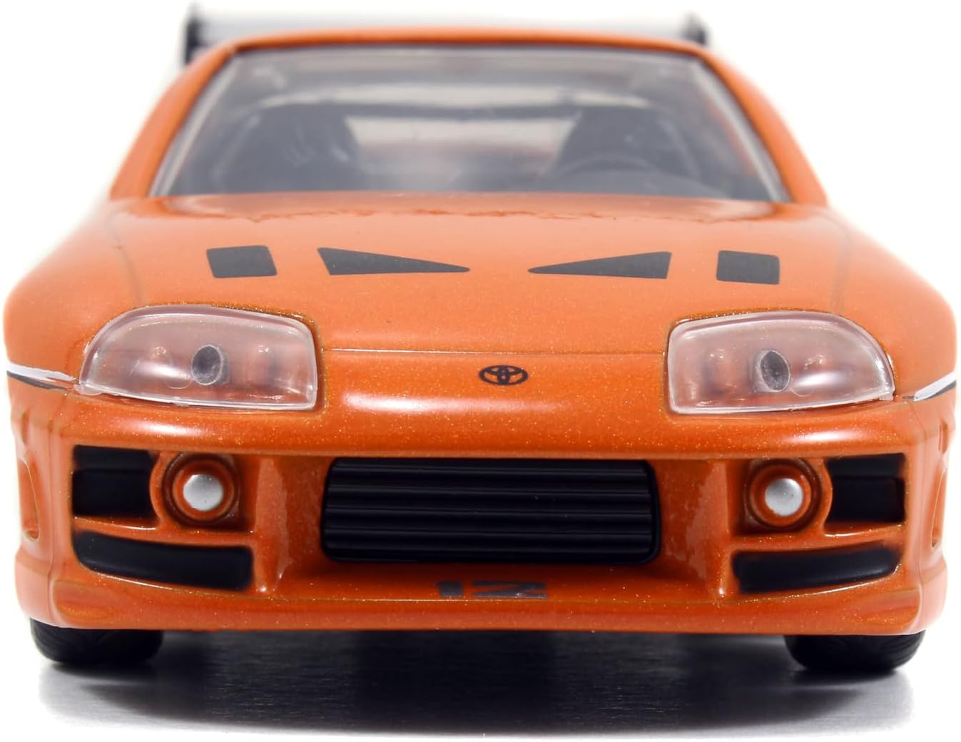 Jada Toys Fast and Furious 1995 Toyota Supra Orange 1:32 Scale Hollywood Ride Diecast Vehicle image number 2