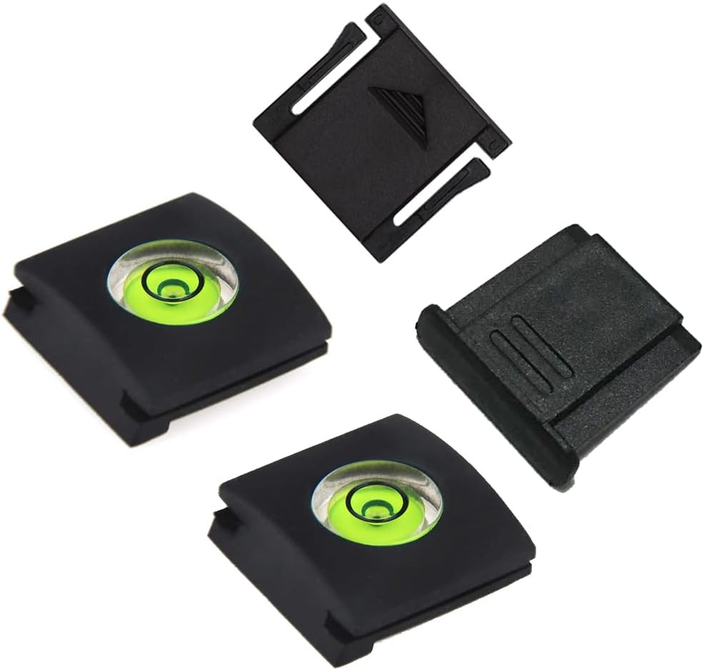 Hot Shoe Cover with Bubble Spirit Level & Hot Shoe Cover Compatible for Nikon Z7 Z50, Compatible for Canon and More Camera (4 Pack) image number 5